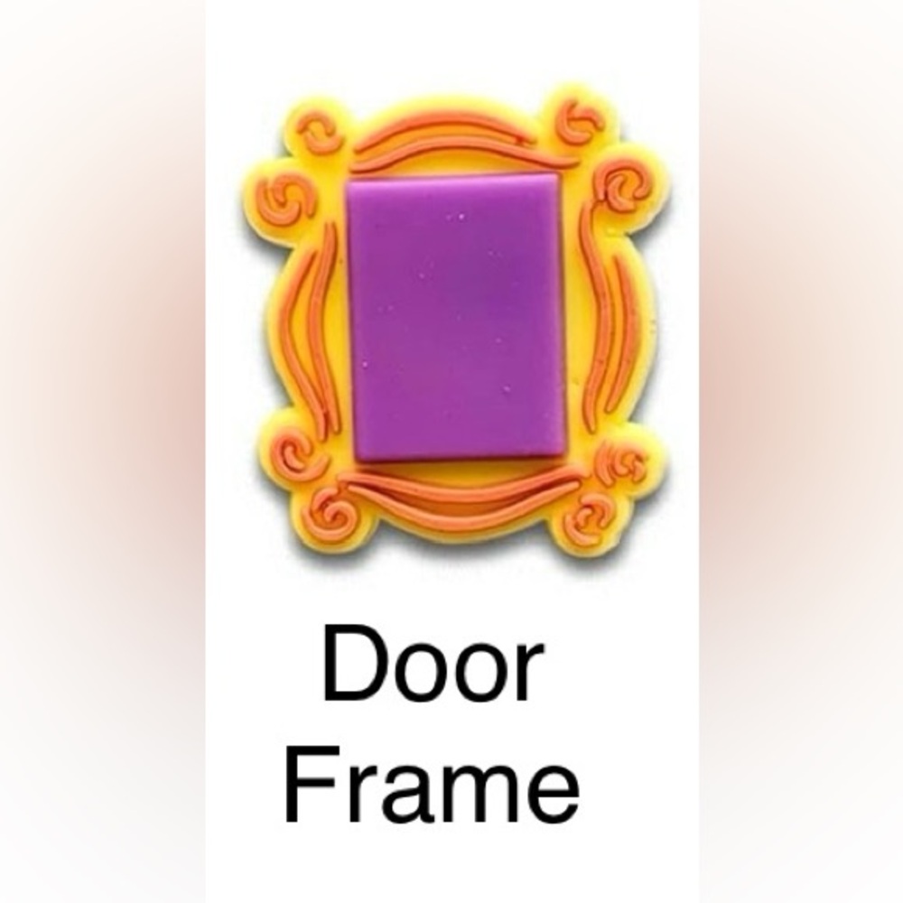 Iconic FRIENDS Door Frame from Monica & Rachel’s Apartment Shoe Charm - New